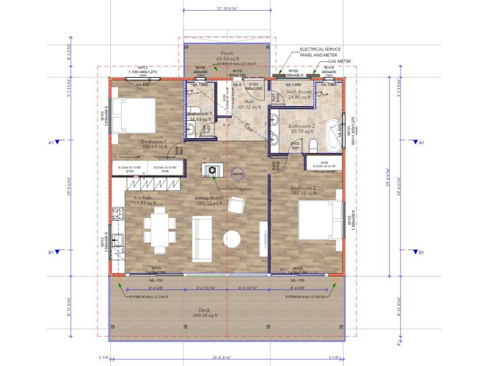Sirius 126 Modified Floorplan